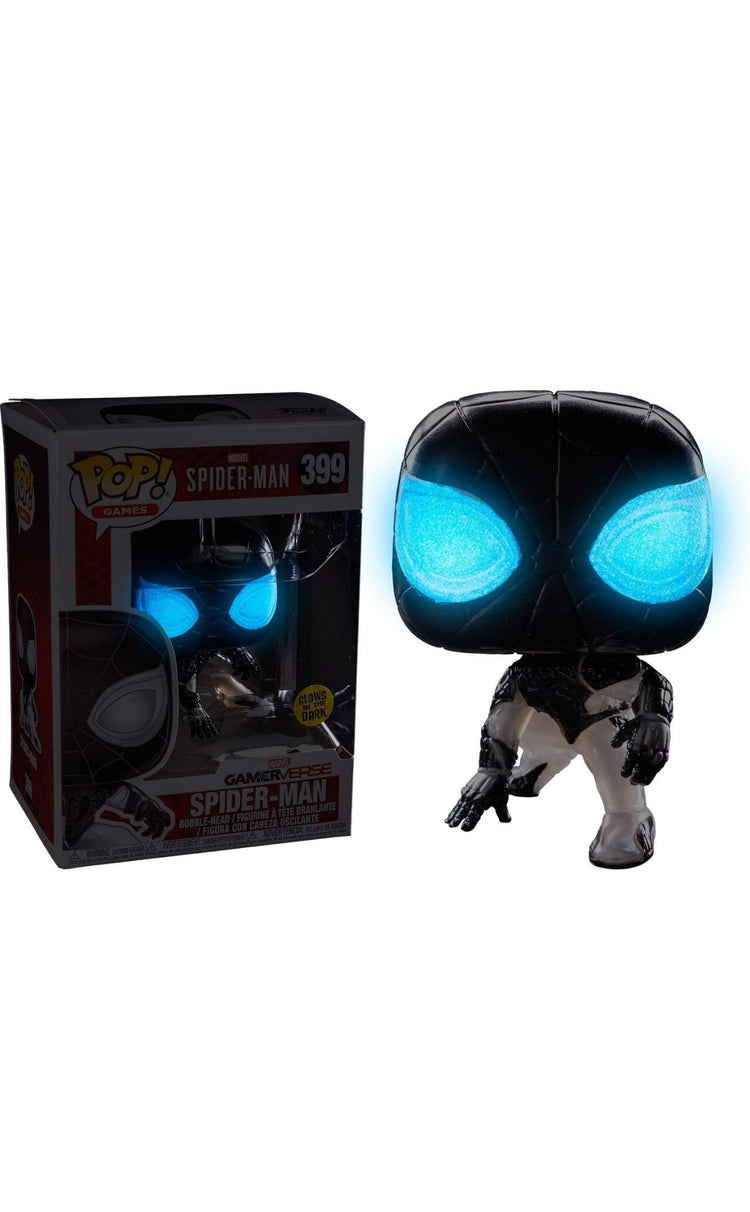 Funko Pop Games: Marvel Gameverse - Negative Spider-Man Glow in the Dark Collectible Figure, Multicolor