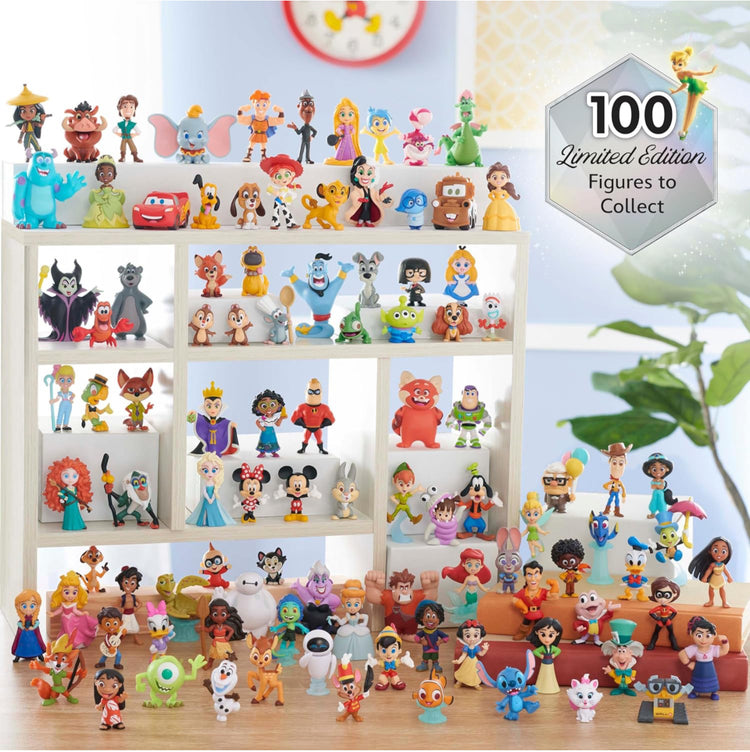 Disney100 Years of Furry Friendships, Limited Edition 10-piece Figure Set, Kids Toys for Ages 3 Up by Just Play