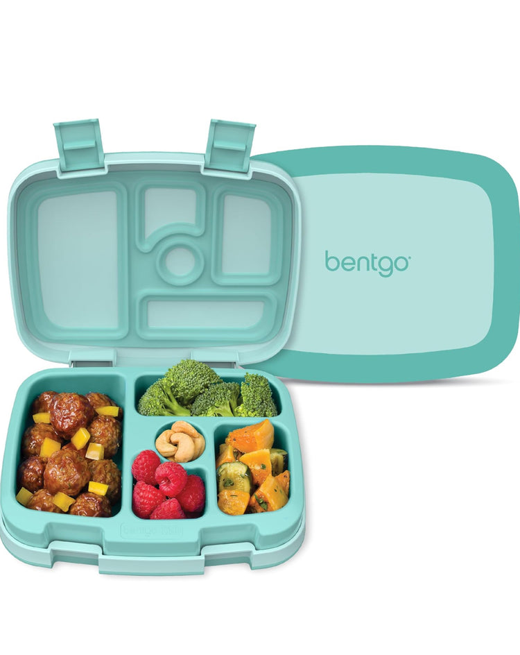 Bentgo® Kids Bento-Style 5-Compartment Leak-Proof Lunch Box - Ideal Portion Sizes for Ages 3 to 7 - Durable, Drop-Proof, Dishwasher Safe, BPA-Free, & Made with Food-Safe Materials