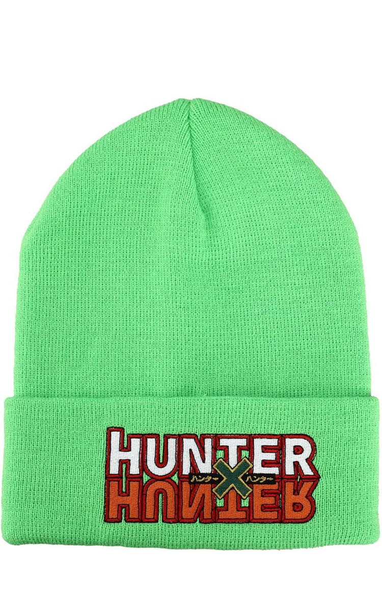 Hunter X Hunter Ribbed Knitted Green Beanie Hat. Anime