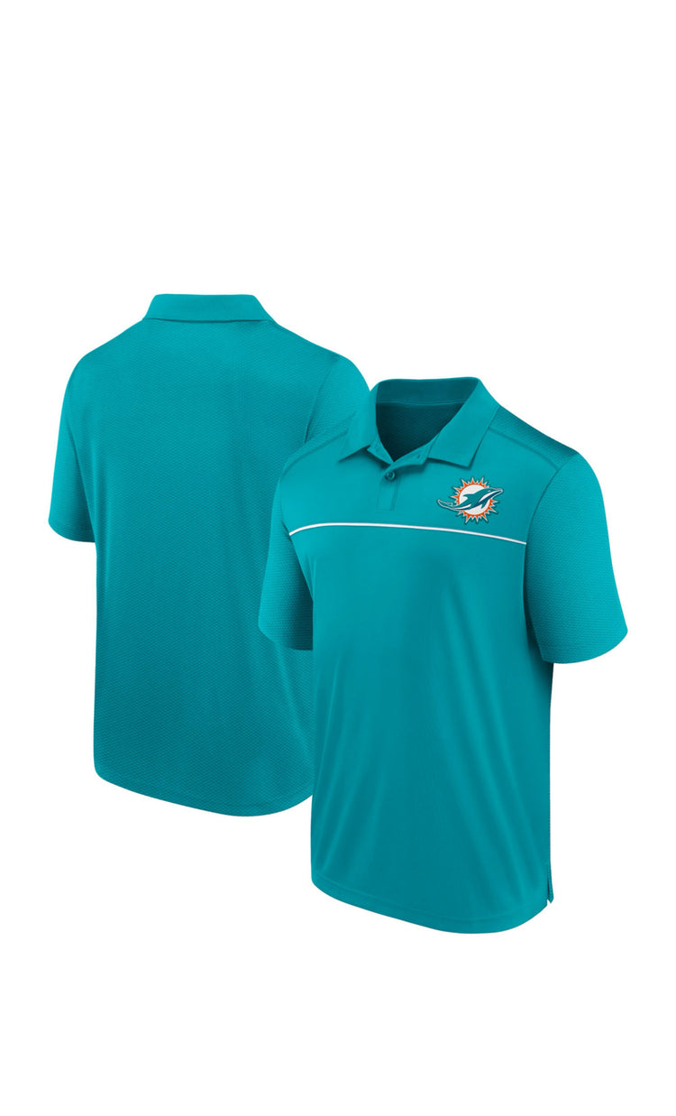 NFL Short Sleeve Polo. Miami Dolphins. Size M and L