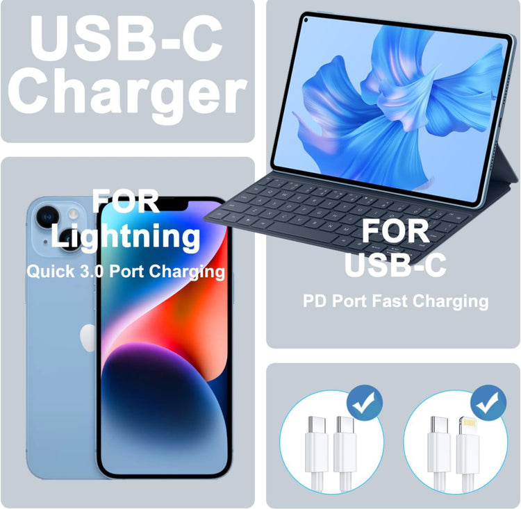 3 Pack USB C Charger Block, iGENJUN Phone 16 15 Charger Block 25W PD Power Adapter, USB C Wall Charger Compatible with Phone 16/16Pro/16Pro Max/16Plus/15/14/13/12,Xs/X, Pad, Galaxy and More.