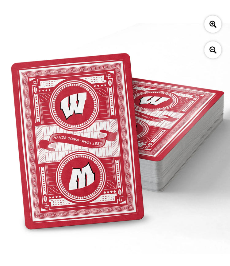 YouTheFan NCAA Wisconsin Badgers Classic Series Playing Cards.