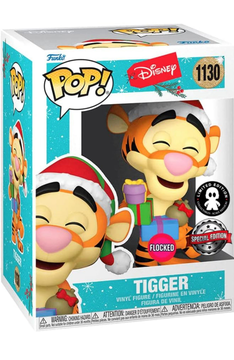 Funko Pop! Disney: Holiday 2021 - Tigger (Flocked), Amazon Exclusive