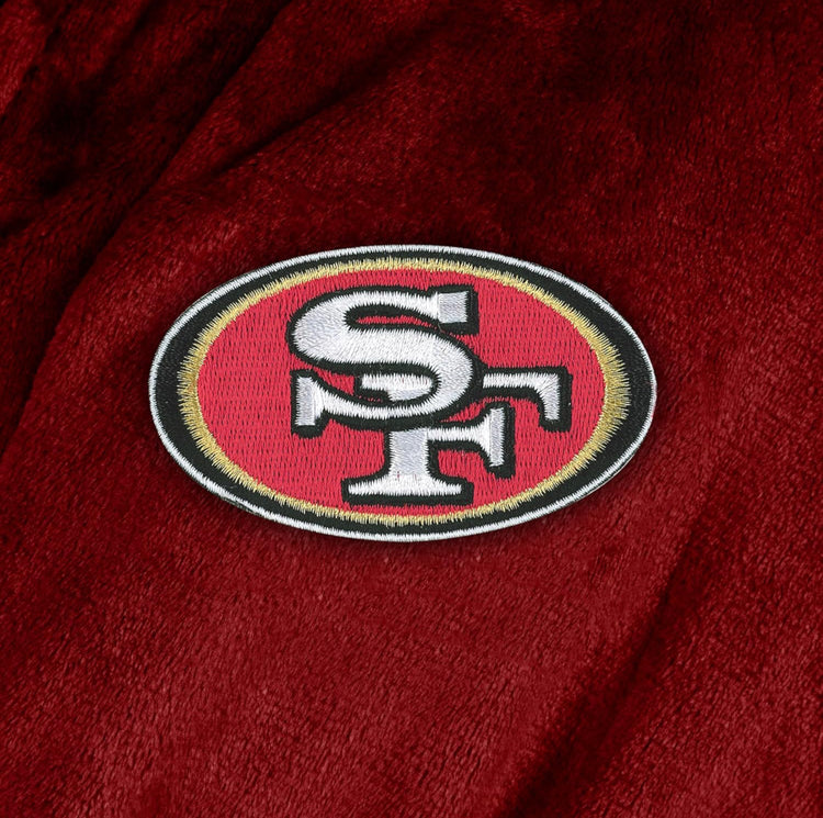 Northwest unisex Silk Touch Bath Robe. NFL San Francisco 49ers. Size L-XL.