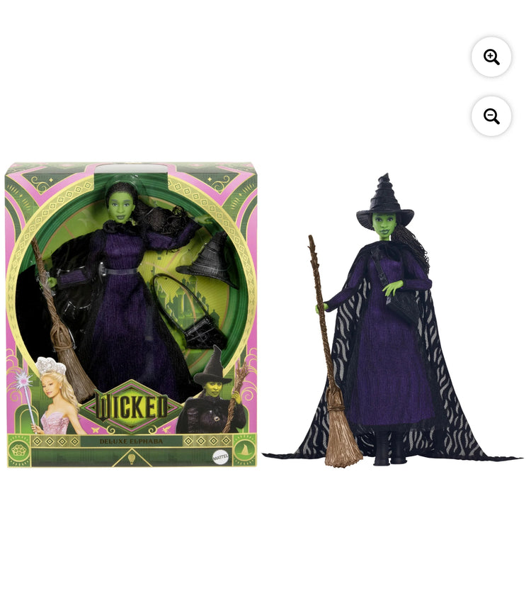 Universal Pictures’ Wicked Deluxe Elphaba Fashion Doll & Accessories with Braided Hair & Possibility. This is the error wicked.com