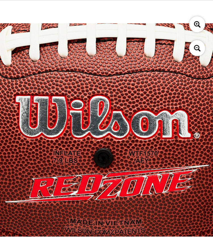 Wilson NCAA Red Zone Composite Football, Official Size (Ages 14 and up)