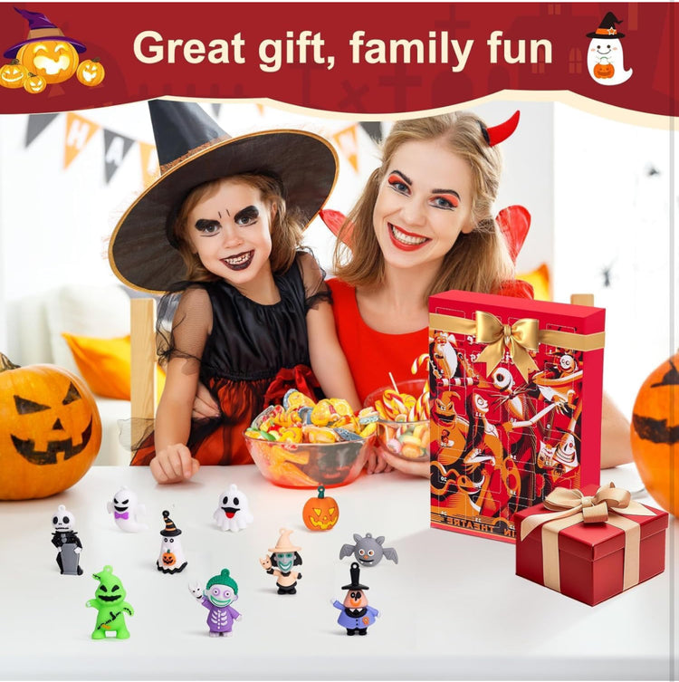 3.9 3.9 out of 5 stars (10)
Halloween Advent Calendar 2024,Contains 24 Gifts, Nightmare Before Christmas Advent Calendar, Scary Halloween Doll Collectible Horror Figures Gift for Kids Teen Adults