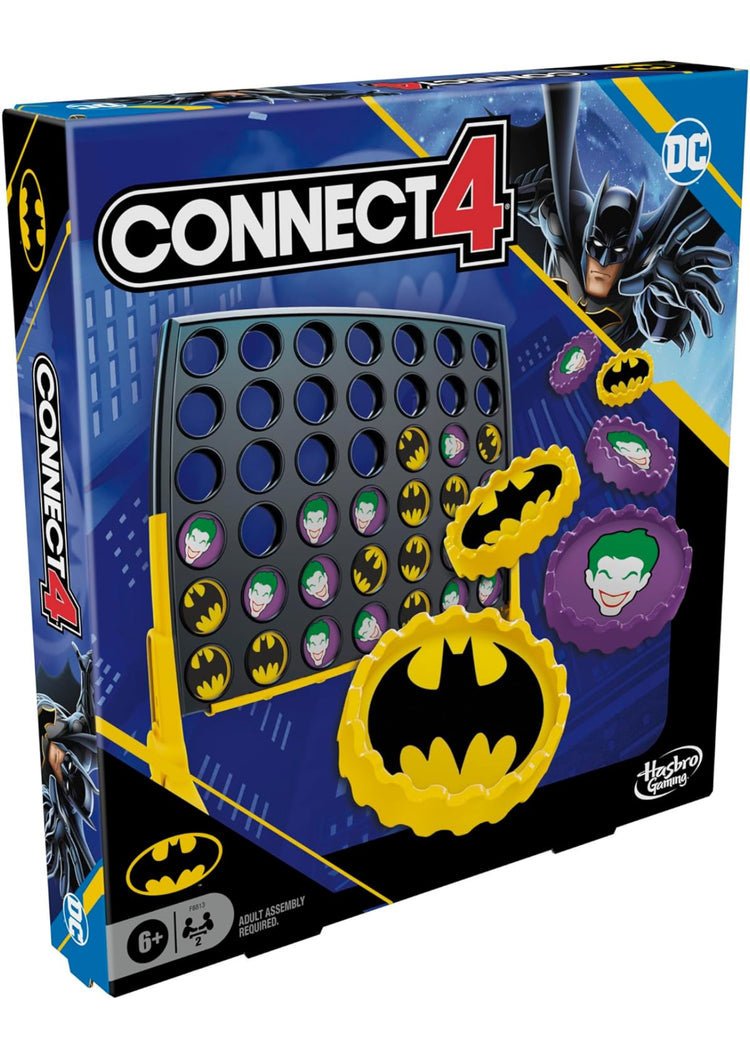 Hasbro Gaming CONNECT 4 BATMAN Strategy Board Game, 2 Players | Ages 6 and Up | Amazon Exclusive.