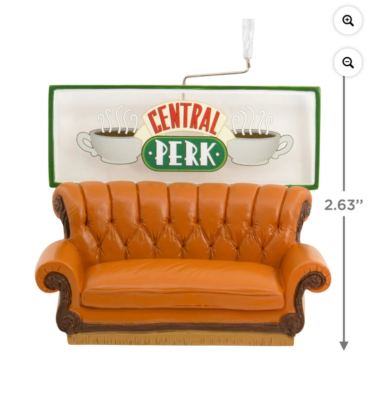 Hallmark Friends Central Perk Cafe Couch Christmas Ornament