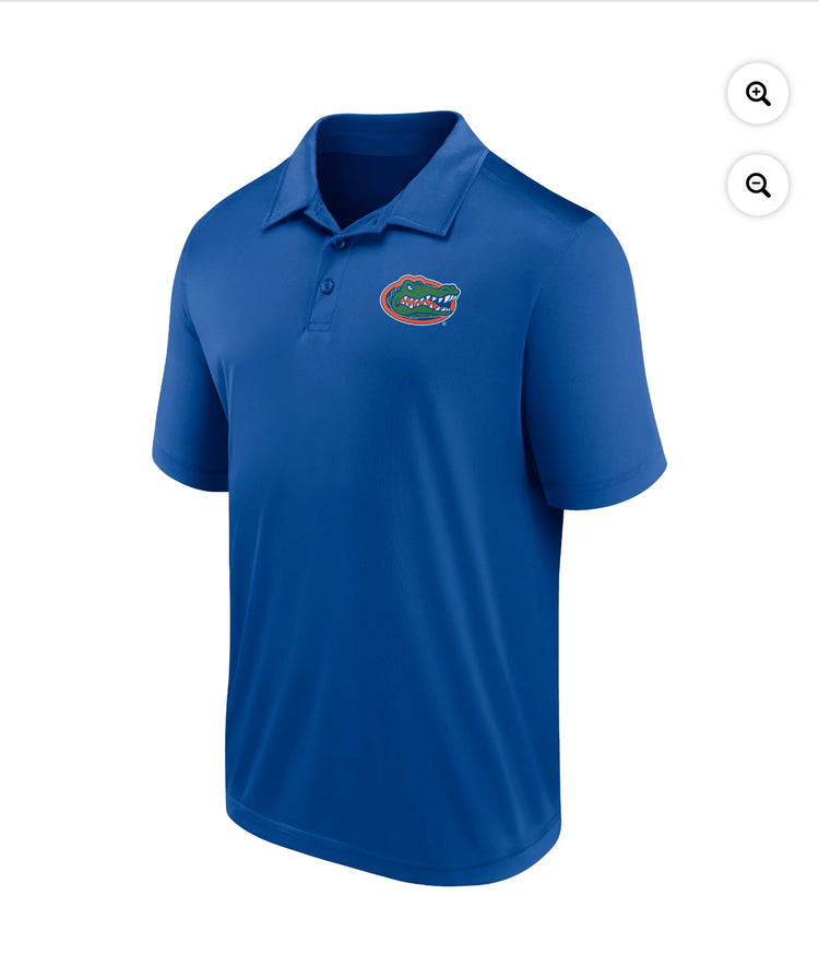 Men's Fanatics Branded Royal Florida Gators Logo Polo. Size L