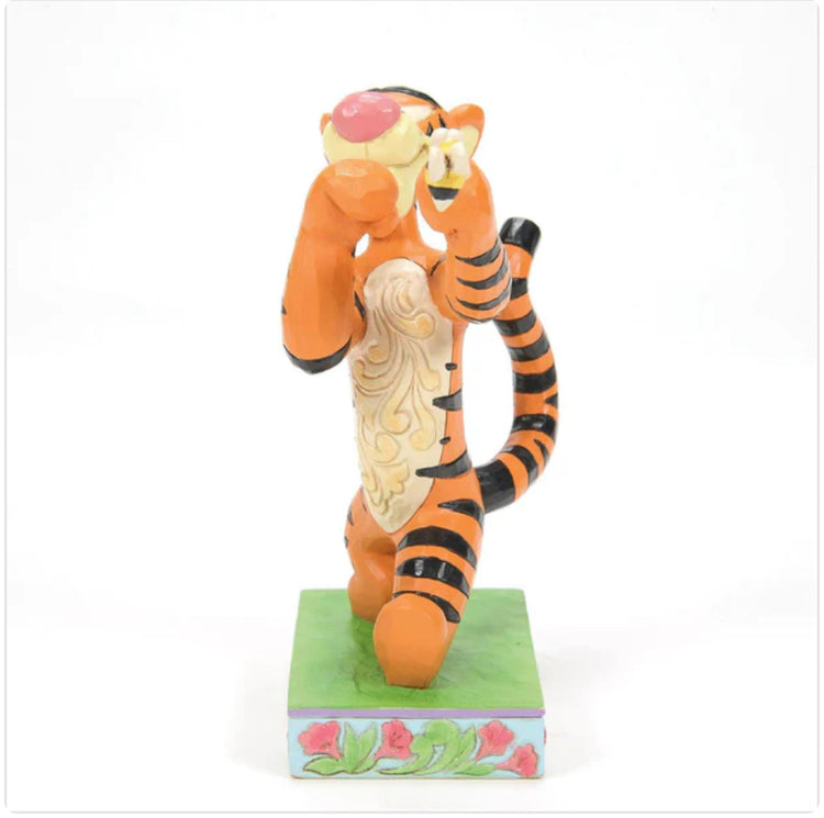 Jim Shores Bee Boxing. Tigger Fighting Bee Figurine.