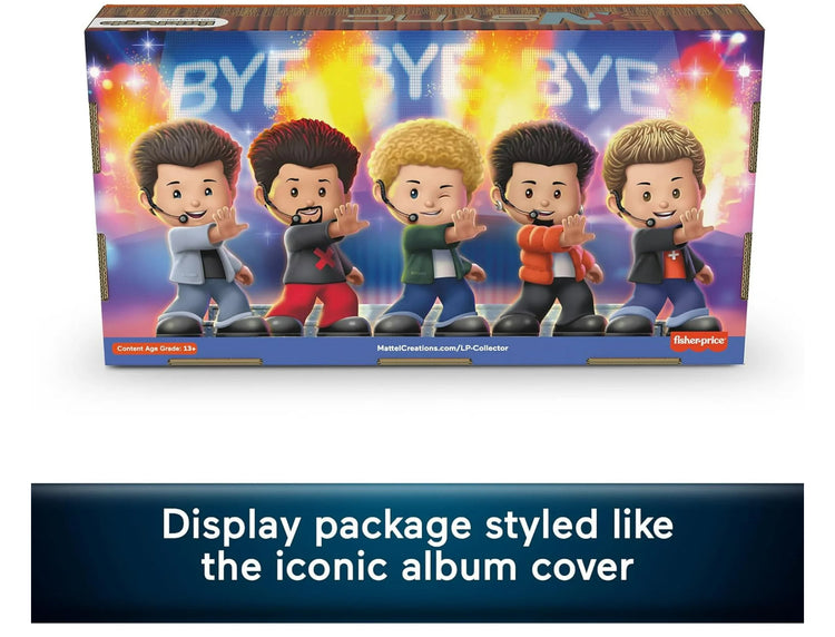 Little People Collector NSYNC Special Edition Set in a Display Gift Package for Adults & Music Fans, 5 Figures