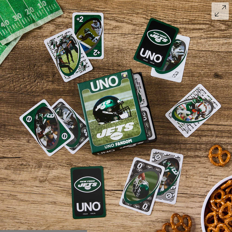 UNO Fandom NFL New York Jets Game Deck.