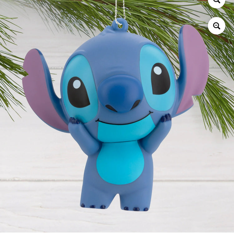 Hallmark Disney Lilo & Stitch Christmas Ornament, Shatterproof. Great Christmas gift.