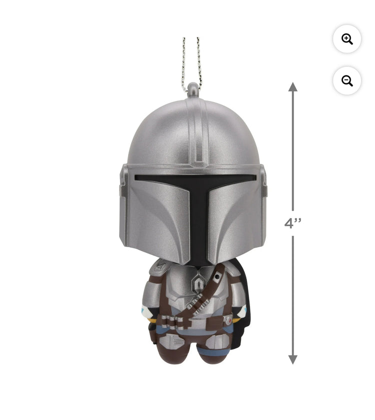 Hallmark Star Wars: The Mandalorian Christmas Ornament, Shatterproof