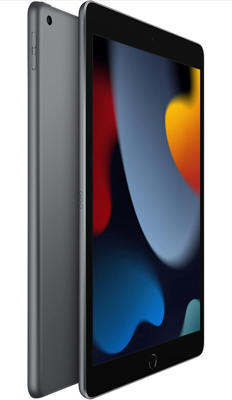 Apple iPad (9th Generation): with A13 Bionic chip, 10.2-inch Retina Display, 64GB, Wi-Fi, 12MP front/8MP Back Camera, Touch ID, All-Day Battery Life – Space Gray