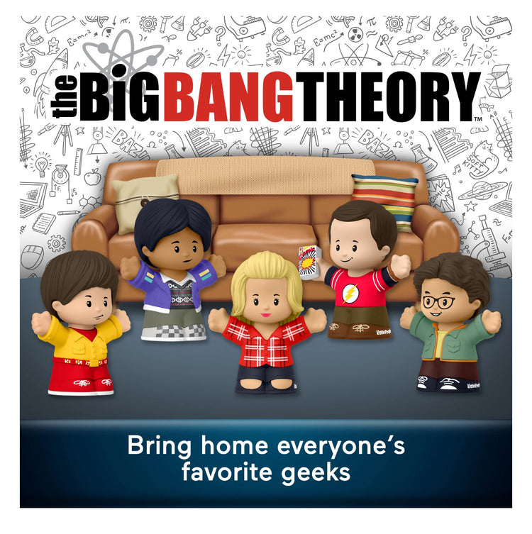 Little People Collector The Big Bang Theory TV Show Special Edition Set, 5 Figures