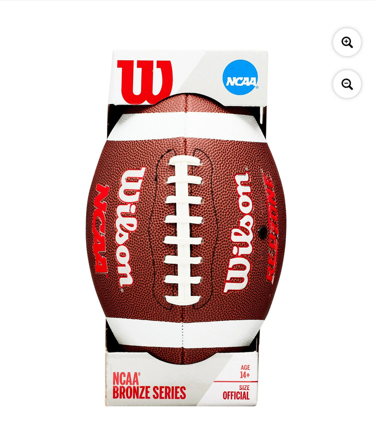 Wilson NCAA Red Zone Composite Football, Official Size (Ages 14 and up)