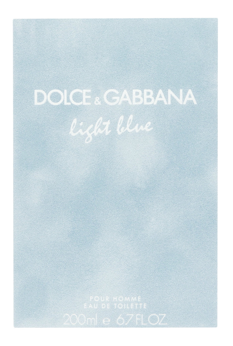 Dolce & Gabbana Light Blue Pour Homme Eau De Toilette Spray, Cologne for Men, 6.7 oz