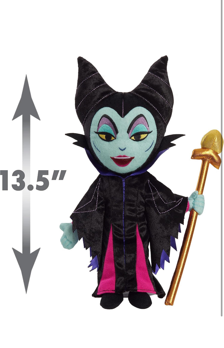 Disney Villains Collection: Maleficent Plush, 13-inch Collectible Plush Doll, Kids Toys for Ages 3 Up, Amazon Exclusive by Just Play