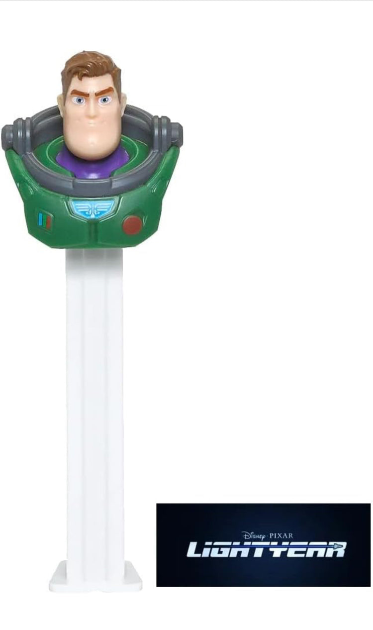 PEZ Buzz Lightyear Candy Dispenser Set – Buzz Lightyear Alpha Class And Sox The Cat PEZ Dispensers With Extra Pez Candy Refills.