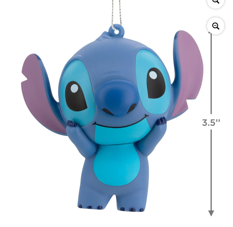 Hallmark Disney Lilo & Stitch Christmas Ornament, Shatterproof. Great Christmas gift.