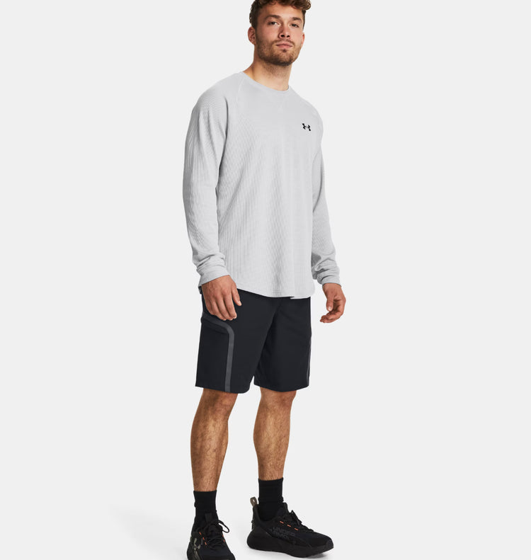 Men's UA Waffle Crew Long Sleeve. Size M and L.