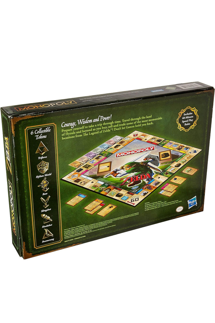 Monopoly Legend of Zelda Collectors Edition Board Game Ages 8 & Up