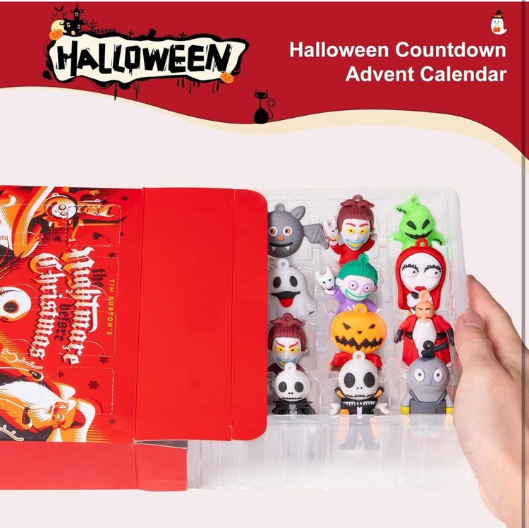 3.9 3.9 out of 5 stars (10)
Halloween Advent Calendar 2024,Contains 24 Gifts, Nightmare Before Christmas Advent Calendar, Scary Halloween Doll Collectible Horror Figures Gift for Kids Teen Adults