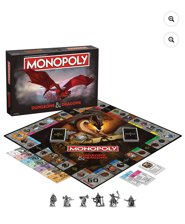 Monopoly Dungeons & Dragons Edition Board Game. Rare and hard to find!