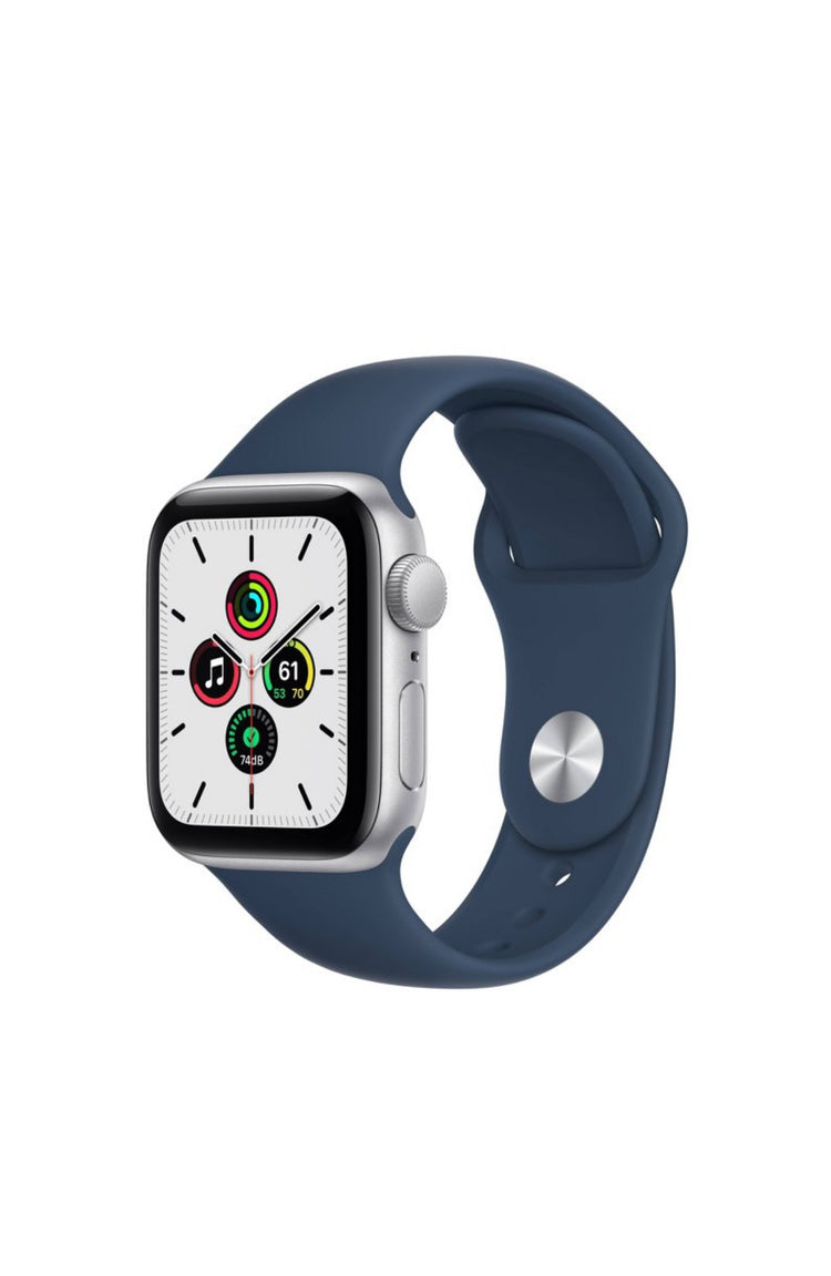 Apple Watch SE GPS (1st generation) 40mm
Silver Aluminum Case with Abyss Blue Sport.