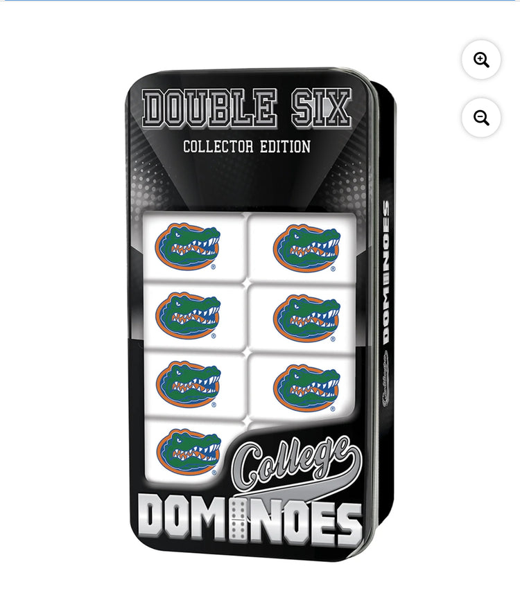 MasterPieces Officially Licensed NCAA Florida Gators 28 Piece Dominoes Game for Adults