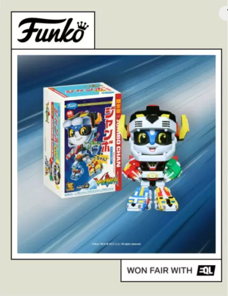 Funko Jumbo Chan Voltron 14" Vinyl Collectible - BRAND NEW -  IN HAND.