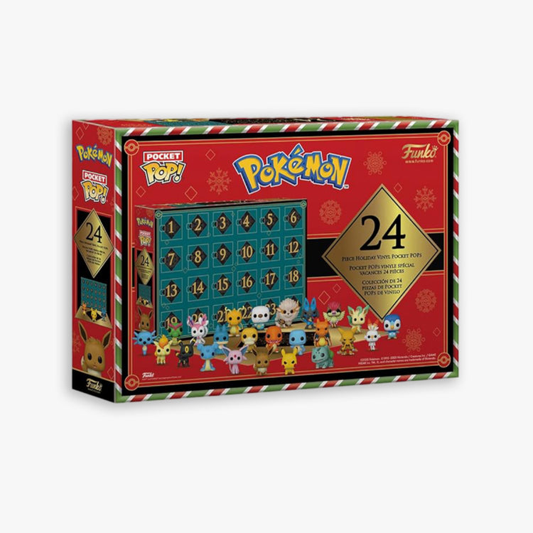 Funko Pop! Holiday Calendar - Pokemon, 24 Pocket Pop! Vinyl Figures