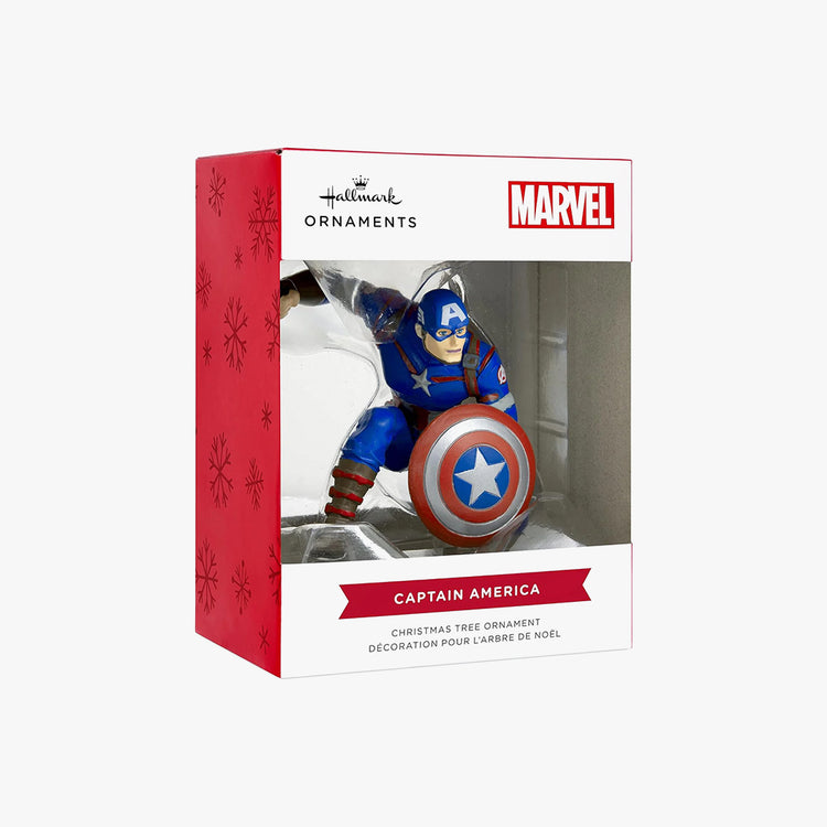 Hallmark Marvel Avengers Captain America Resin Christmas Ornament