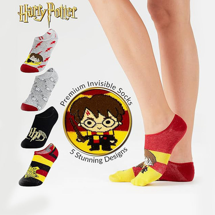 Harry Potter Invisible Socks Women Teenagers and Girls Summer Athletic Casual Sports Work No Show Socks