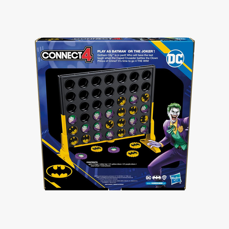 Hasbro Gaming CONNECT 4 BATMAN Strategy Board Game, 2 Players | Ages 6 and Up | Amazon Exclusive.