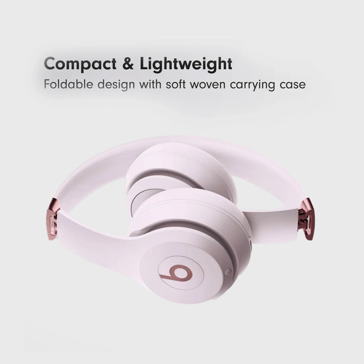 Beats Solo 4 - Wireless Bluetooth On-Ear Headphones, Apple & Android Compatible, Up to 50 hours of Battery Life - Cloud Pink