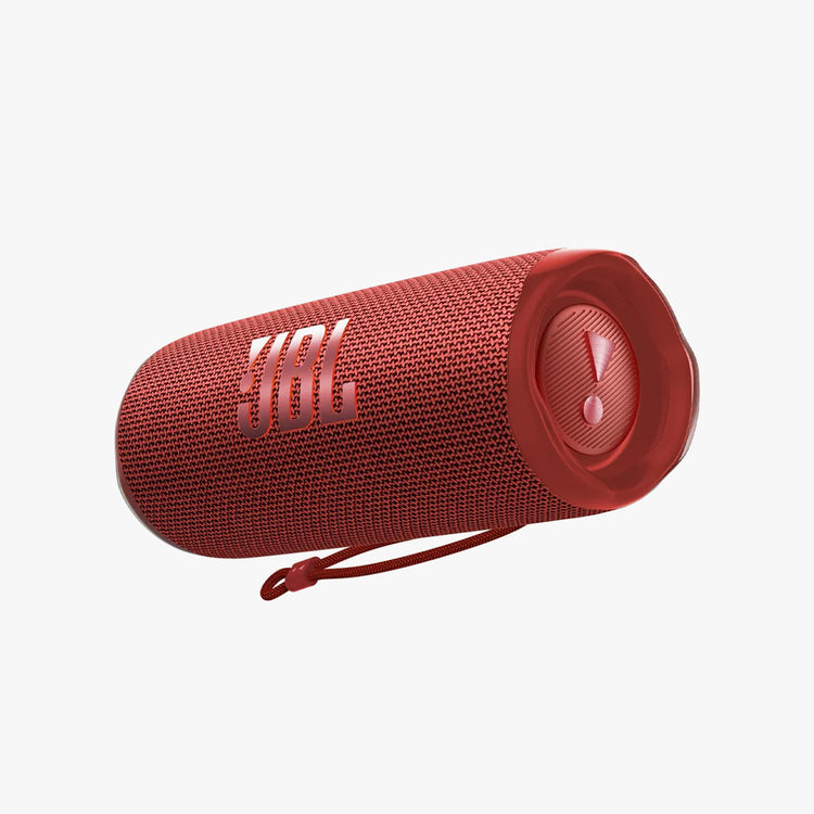 JBL Flip 6 Portable Waterproof Bluetooth Speaker, Red And Black