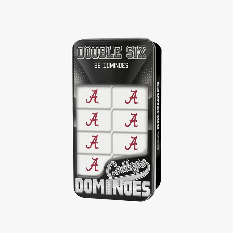 MasterPieces Officially Licensed NCAA Alabama Crimson Tide 28 Piece Dominoes Game for Adults.