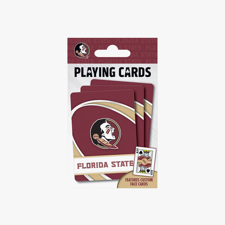 MasterPieces Officially Licensed NCAA Florida State Seminoles Playing Cards - 54 Card Deck for Adults