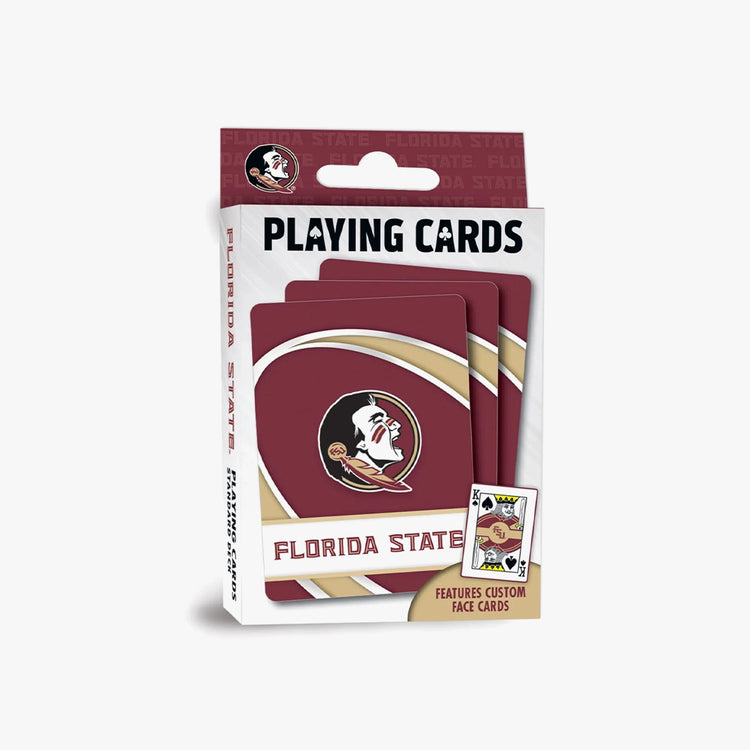 MasterPieces Officially Licensed NCAA Florida State Seminoles Playing Cards - 54 Card Deck for Adults