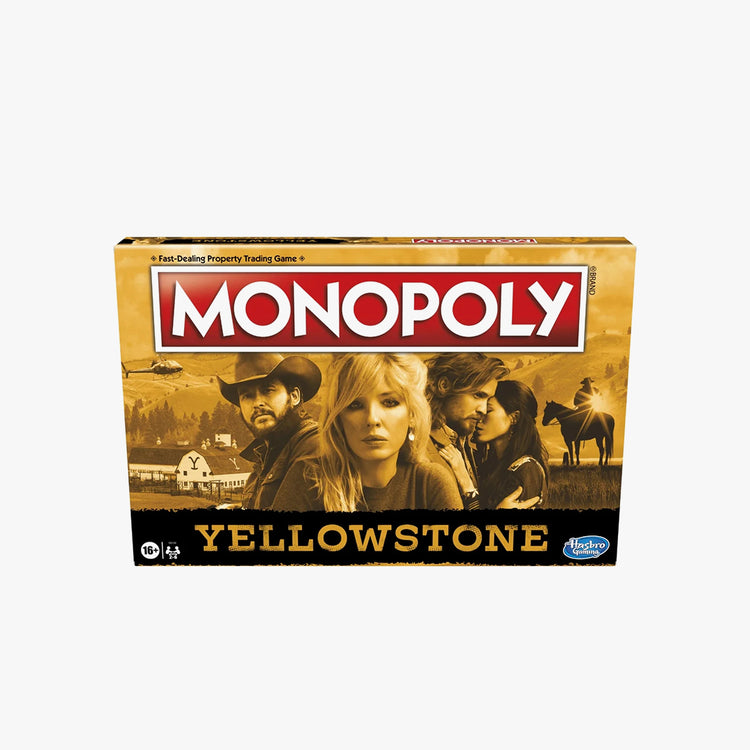 Monopoly: Yellowstone Edition Board Game for Teens and Adults Ages 16 and Up.