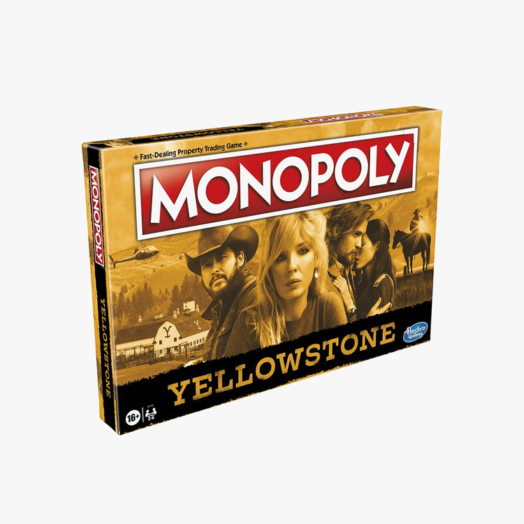 Monopoly: Yellowstone Edition Board Game for Teens and Adults Ages 16 and Up.