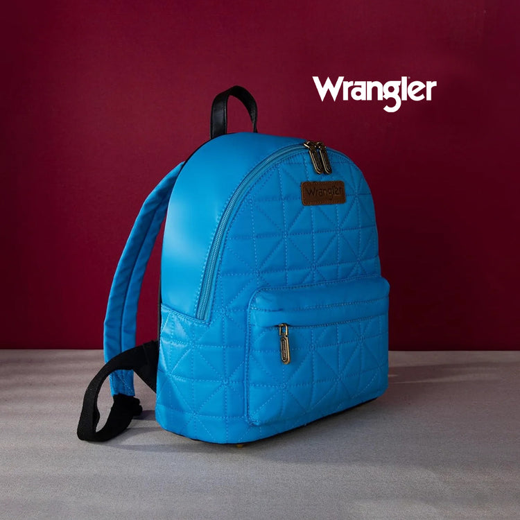 Montana West × Wrangler Backpack Purse for Women Quilted Backpack for Casual Travel Trip.