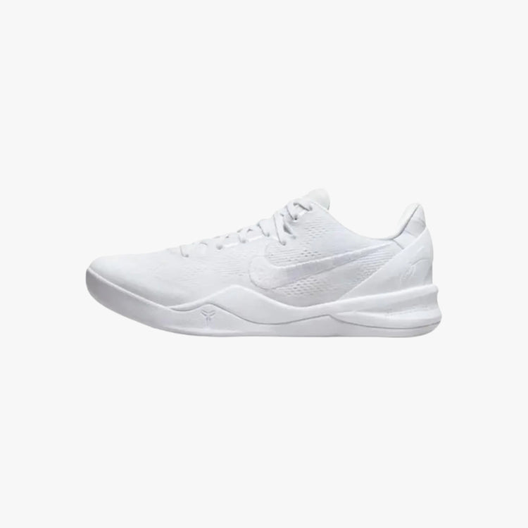 Nike Mens KOBE VIII PROTRO White/White-White Cross Trainer Shoes-FJ9364 100-Size 10.5