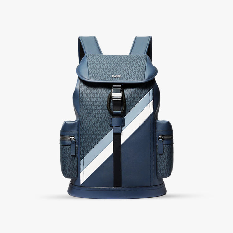 Rivington Logo Stripe Backpack. Micheal Kors. Only one left of Pale Blue and Stripe White.