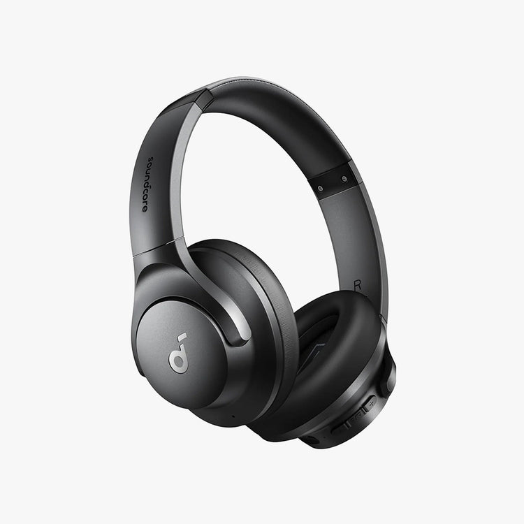 Soundcore by Anker Q20i Hybrid Active Noise Cancelling Headphones, Wireless Over-Ear Bluetooth, 40H Long ANC Playtime, Hi-Res Audio, Big Bass, Customize via an App, Transparency Mode