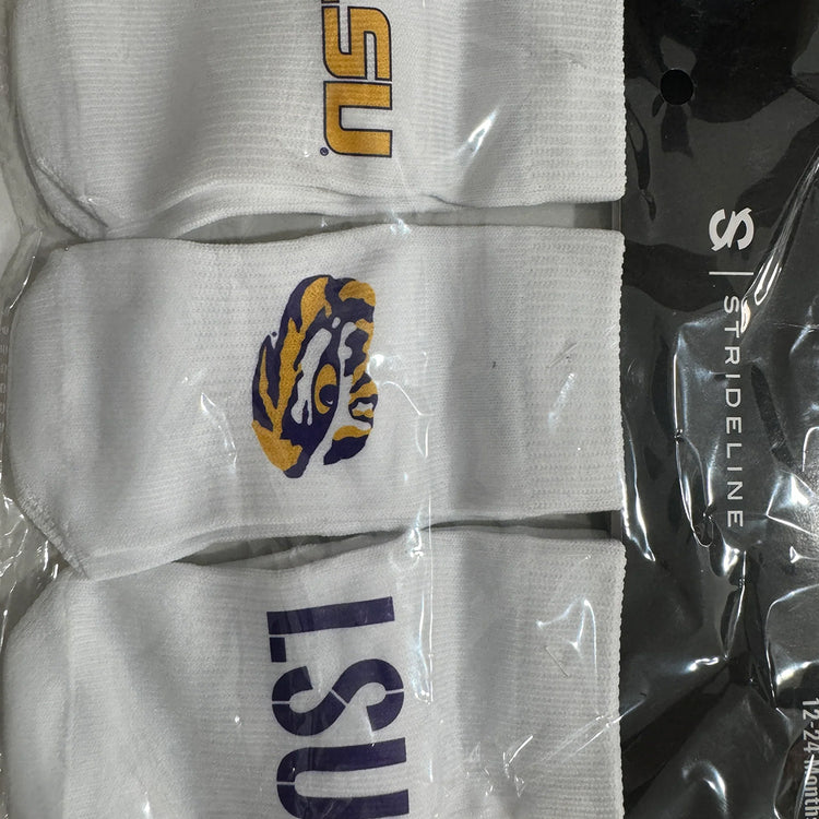 Strideline NCAA LSU Baby Socks. Not available online or in the store. 12-24 Months.